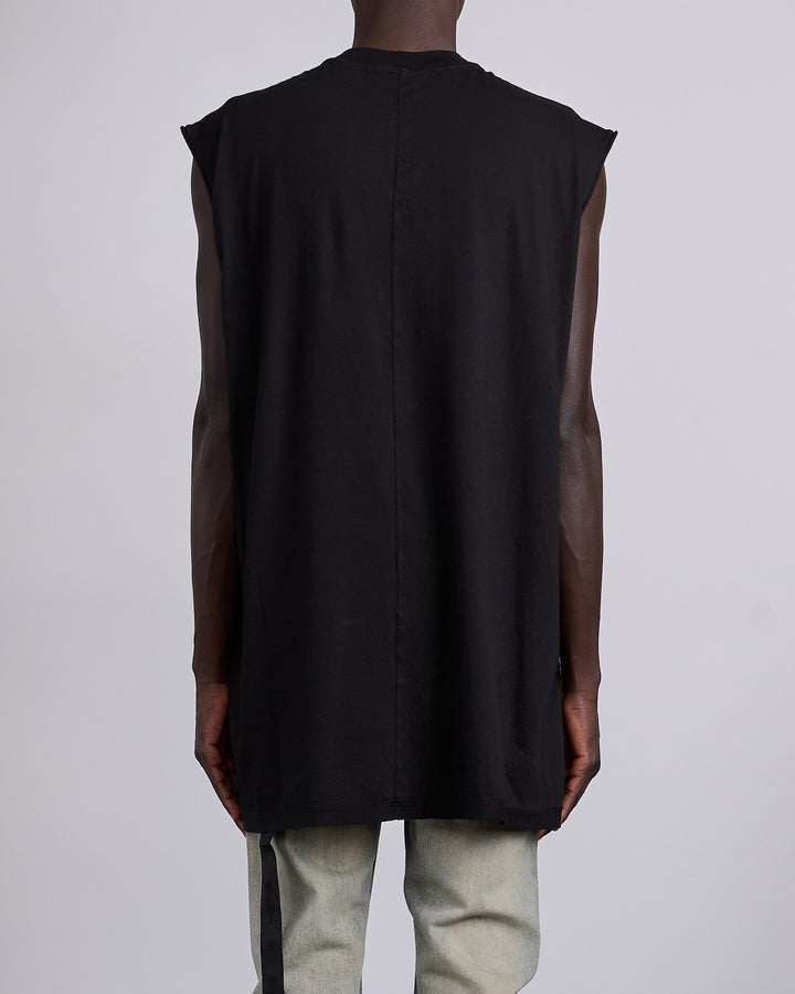 Rick Owens DRKSHDW Tarp RN Jersey T-Shirt Black