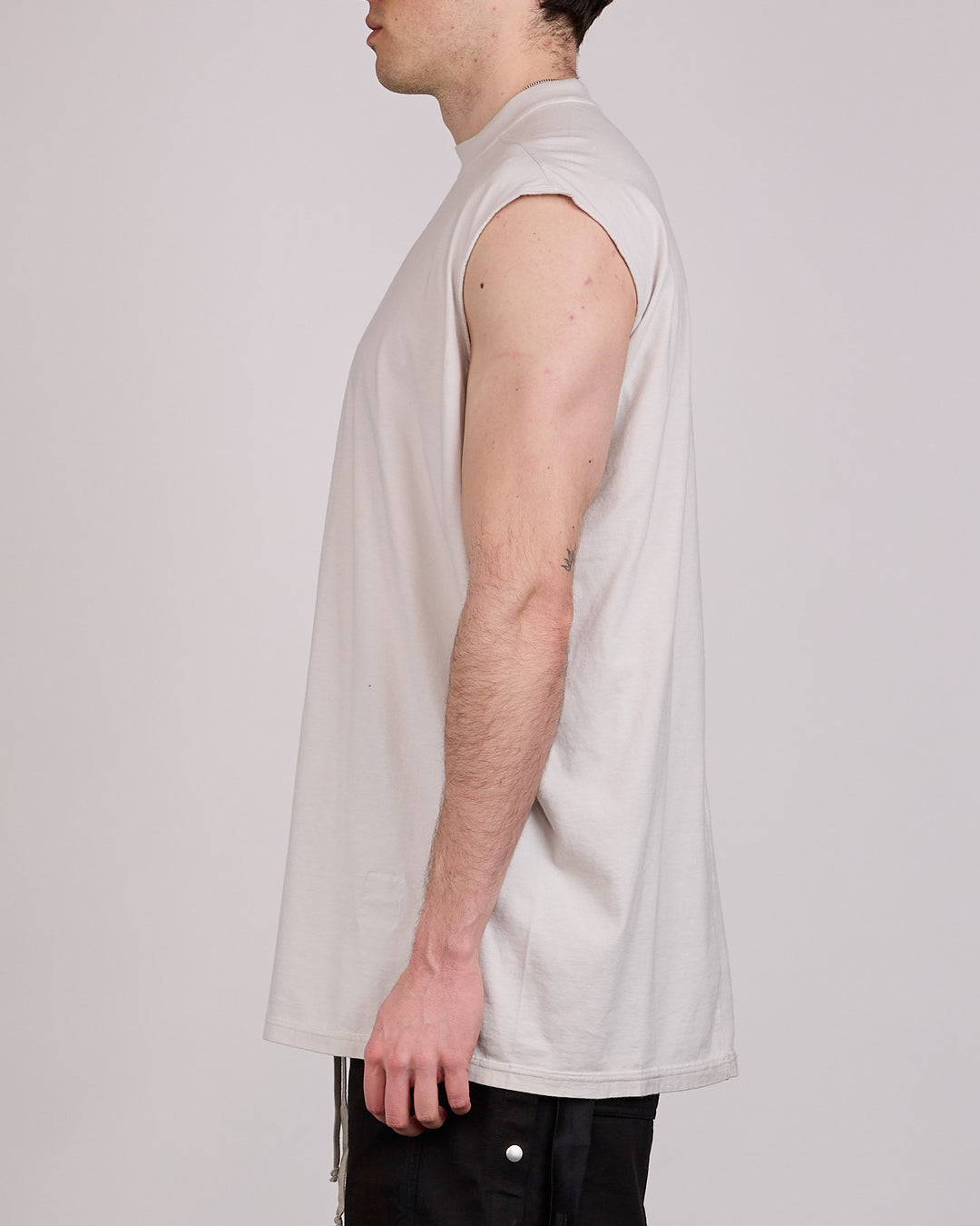 Rick Owens DRKSHDW Tarp T-Shirt RN Jersey Milk Wash