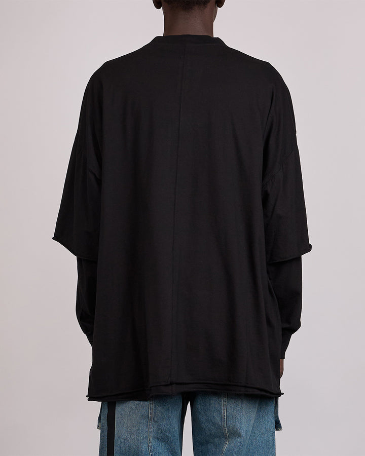 Rick Owens DRKSHDW Tommy Hustler Crew RN Jersey Black