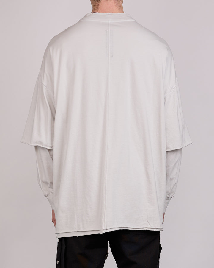 Rick Owens DRKSHDW Tommy Hustler Crew RN Jersey Milk Wash