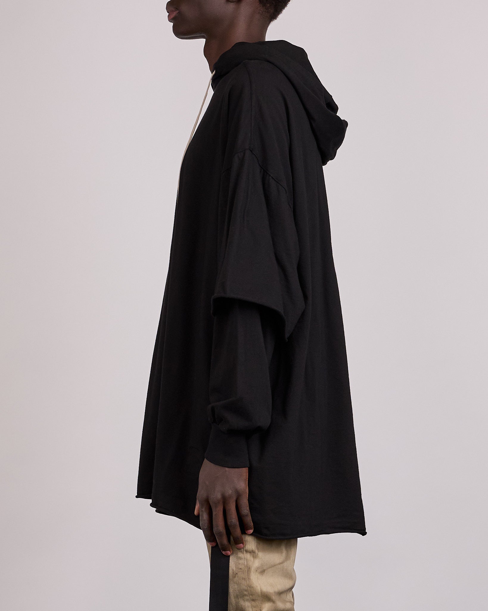 Rick Owens DRKSHDW Tommy Hustler Hoodie RN Jersey Black – LESS 17