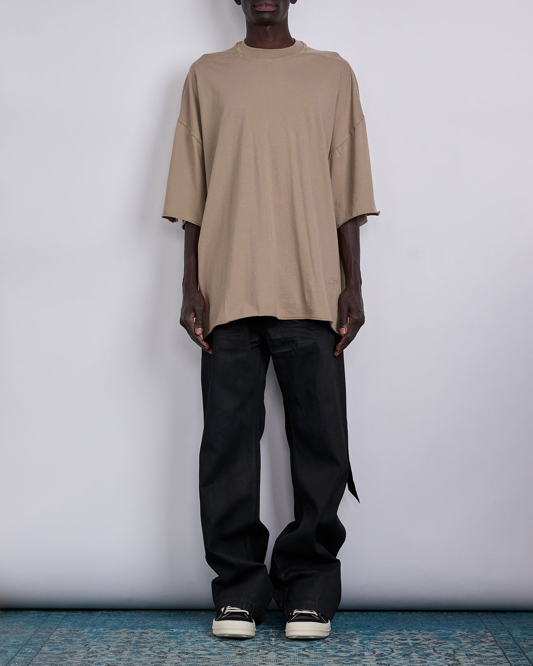 Rick Owens DRKSHDW Tommy RN Jersey T-Shirt Pearl