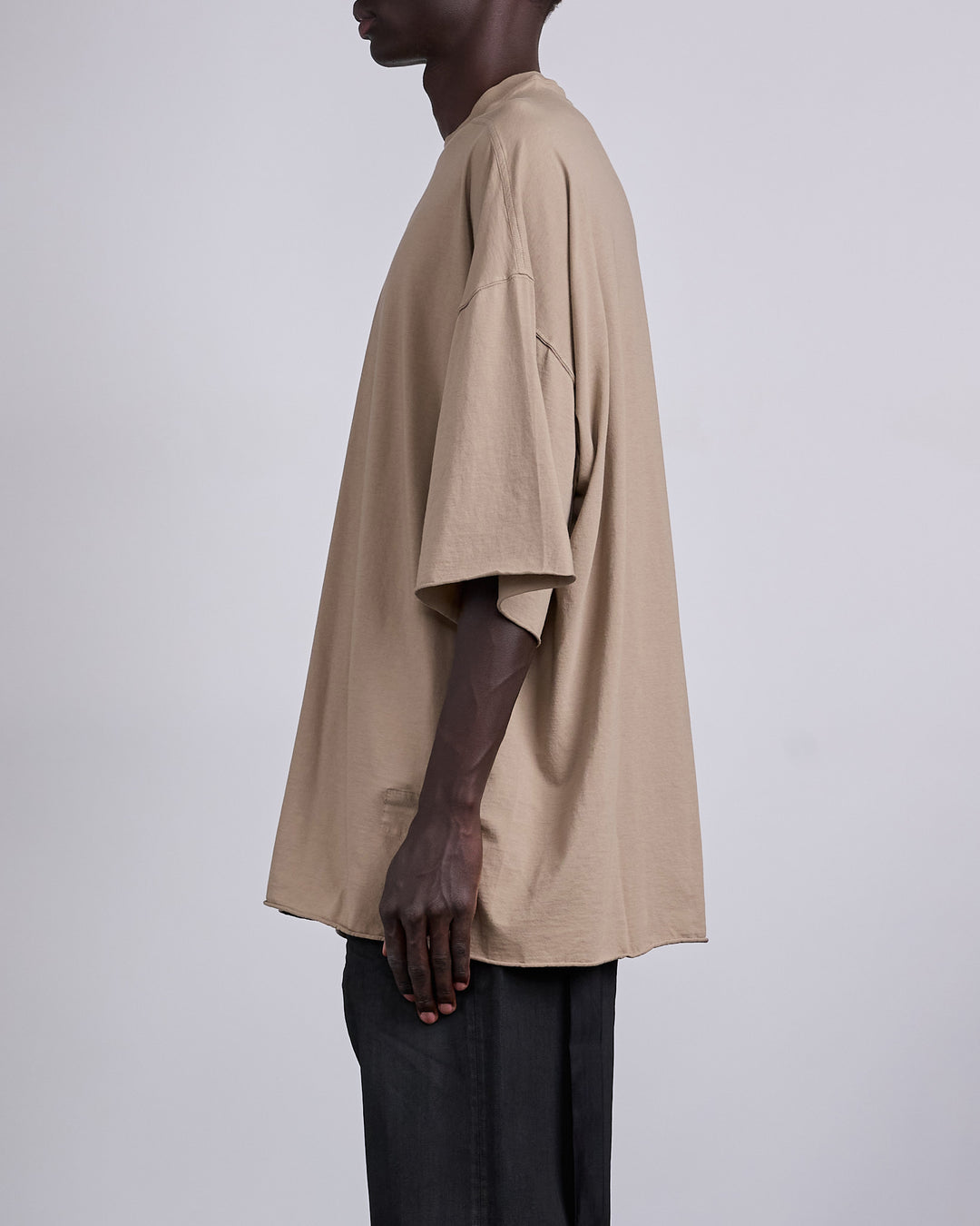 Rick Owens DRKSHDW Tommy RN Jersey T-Shirt Pearl