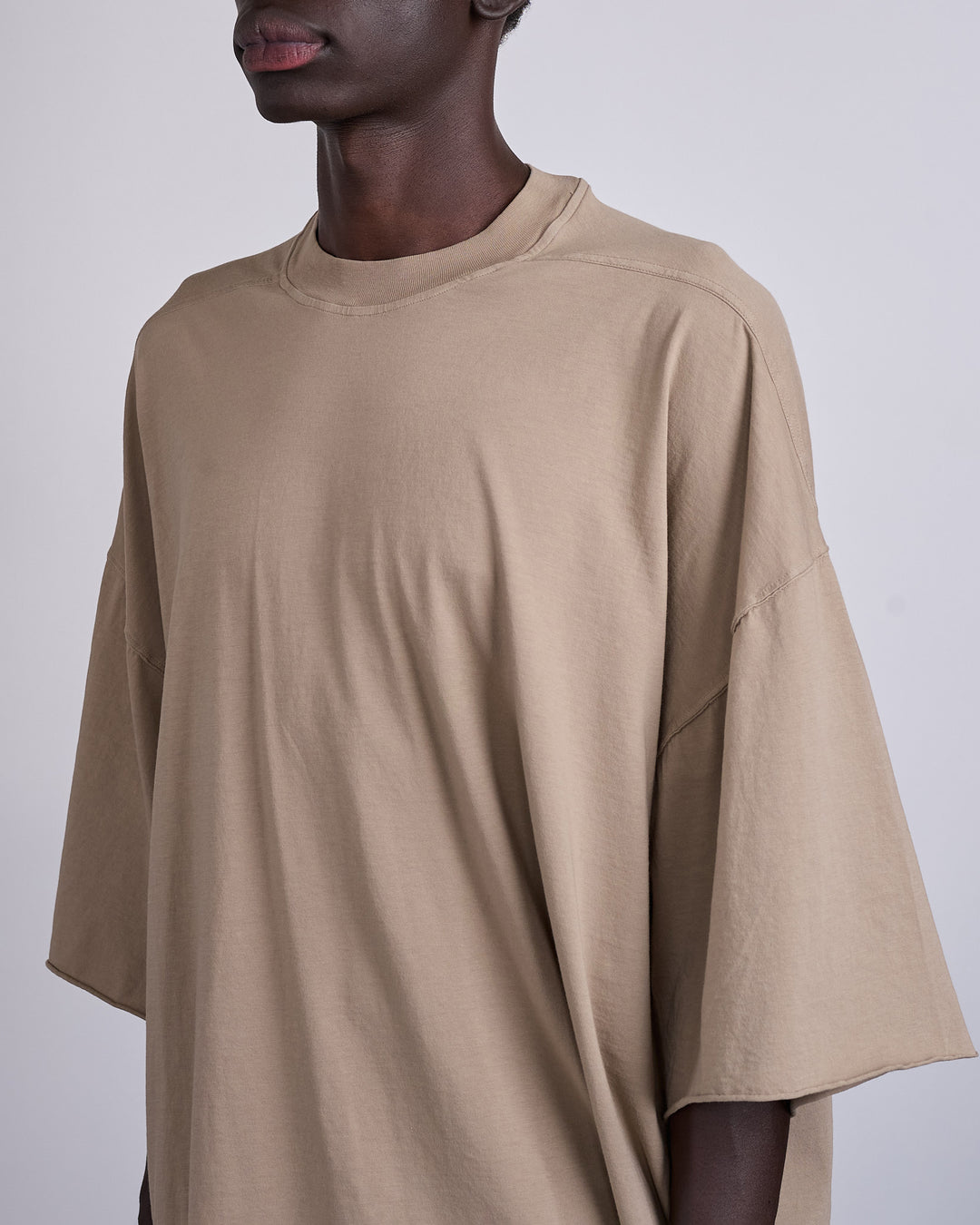 Rick Owens DRKSHDW Tommy RN Jersey T-Shirt Pearl