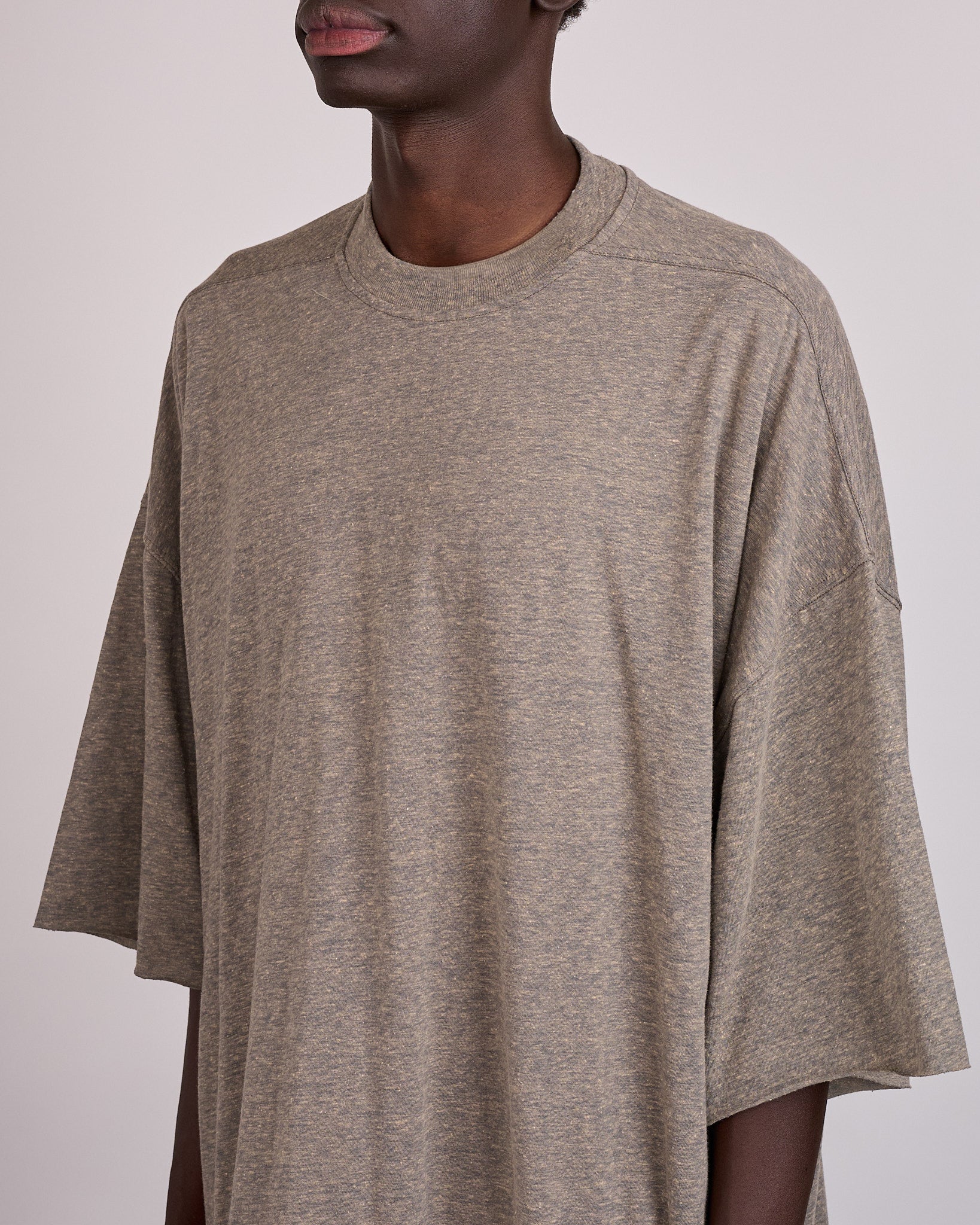 Rick Owens DRKSHDW Tommy T-Shirt Jersey Grey Melanage – LESS 17