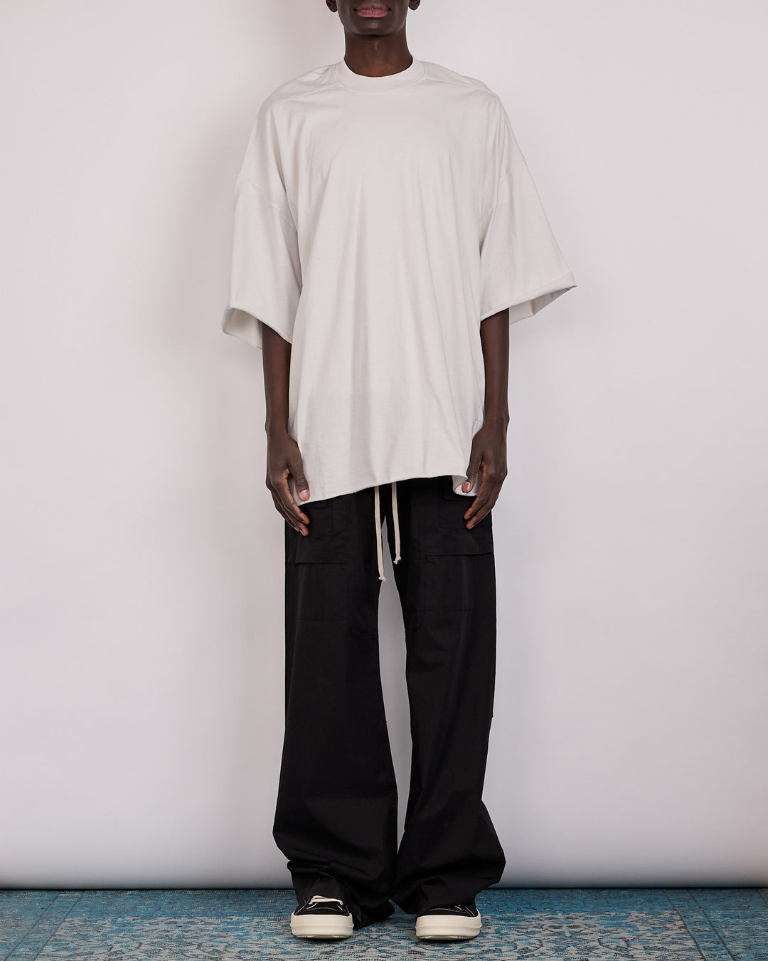 Rick Owens DRKSHDW Tommy T-Shirt RN Jersey Milk Wash