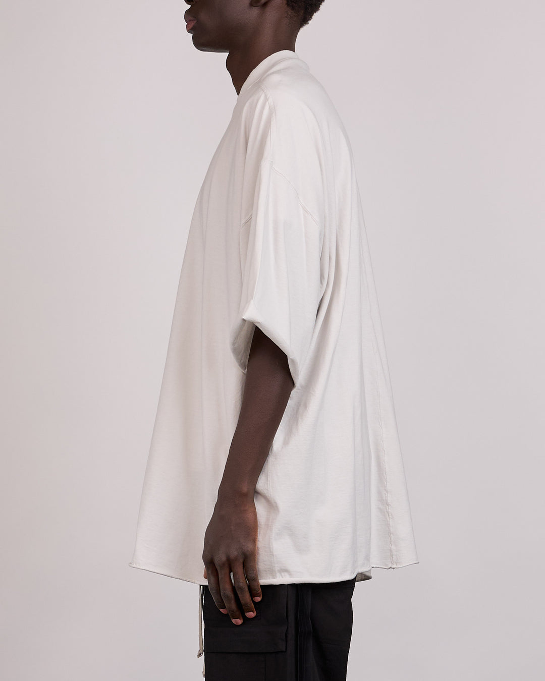 Rick Owens DRKSHDW Tommy T-Shirt RN Jersey Milk Wash