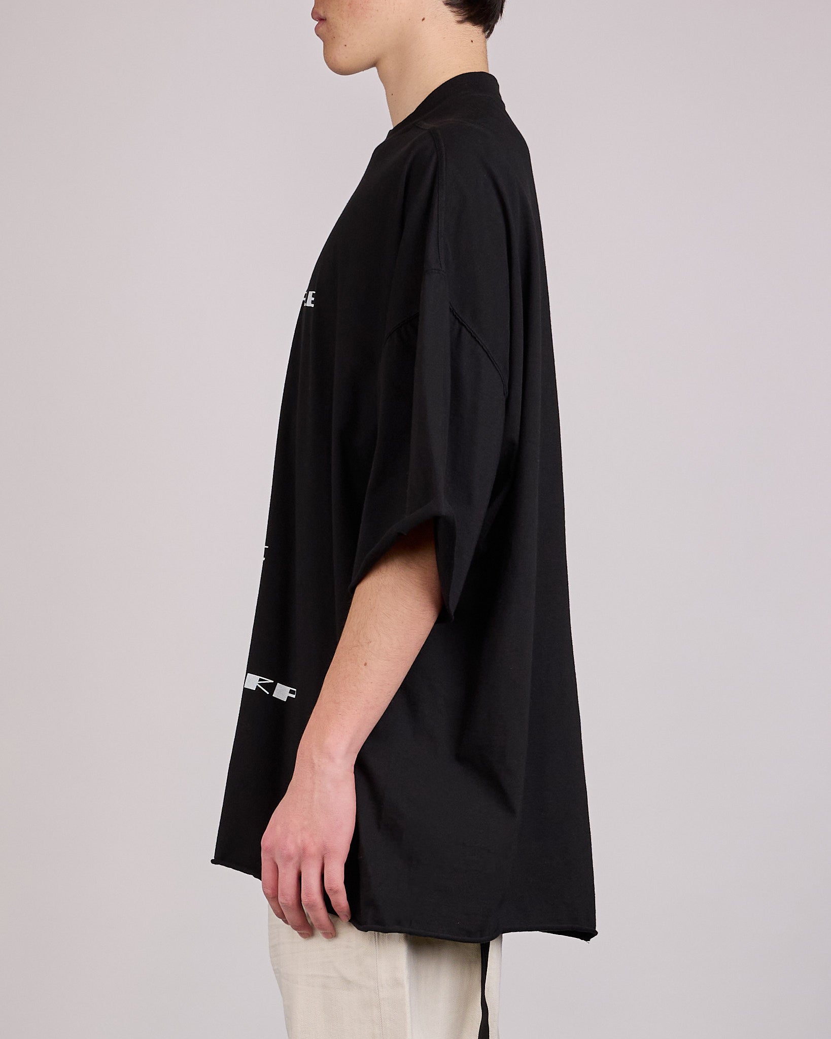 Rick Owens DRKSHDW Tommy T-Shirt Temple Graphic Black Milk – LESS 17