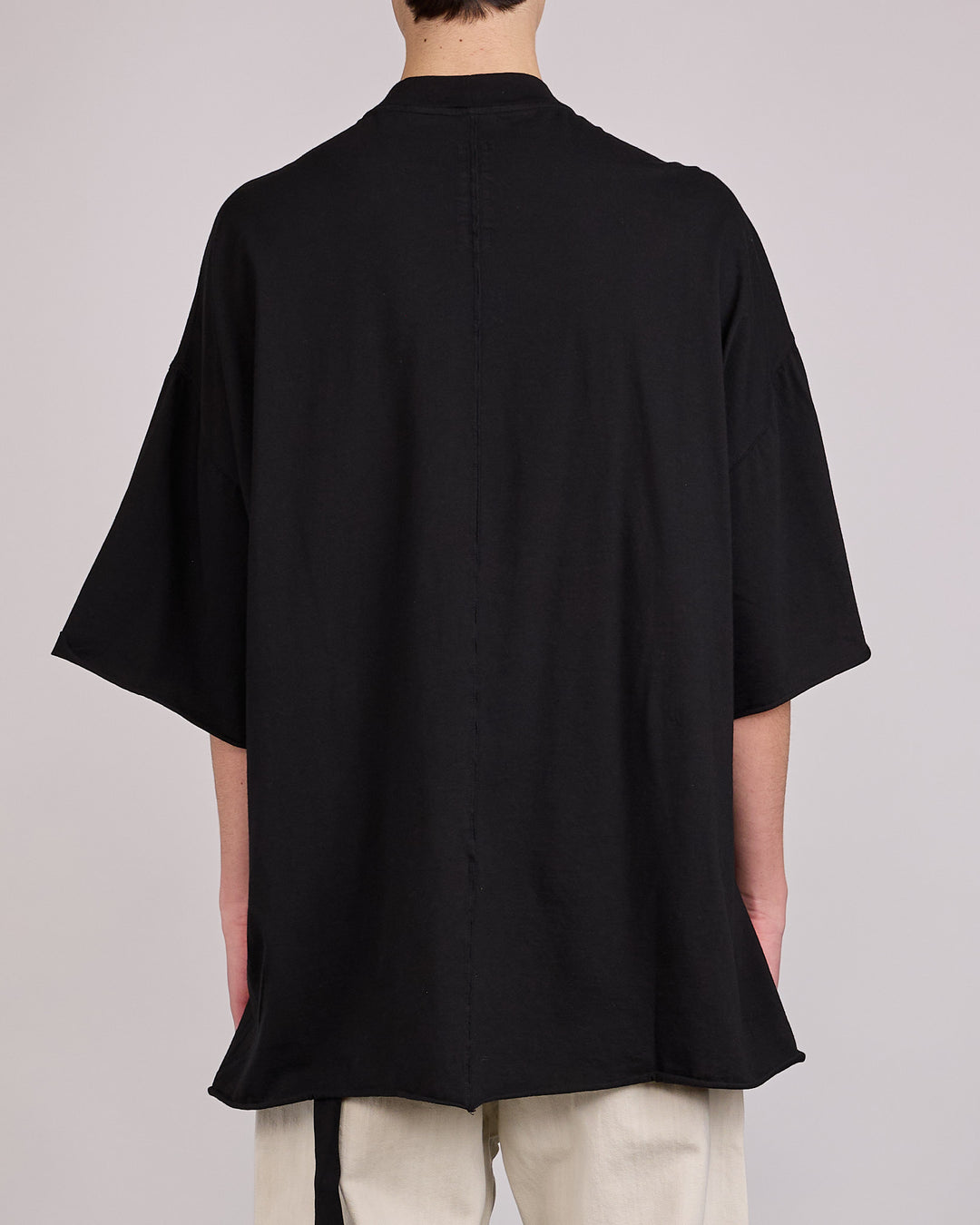 Rick Owens DRKSHDW Tommy T-Shirt Temple Graphic Black Milk