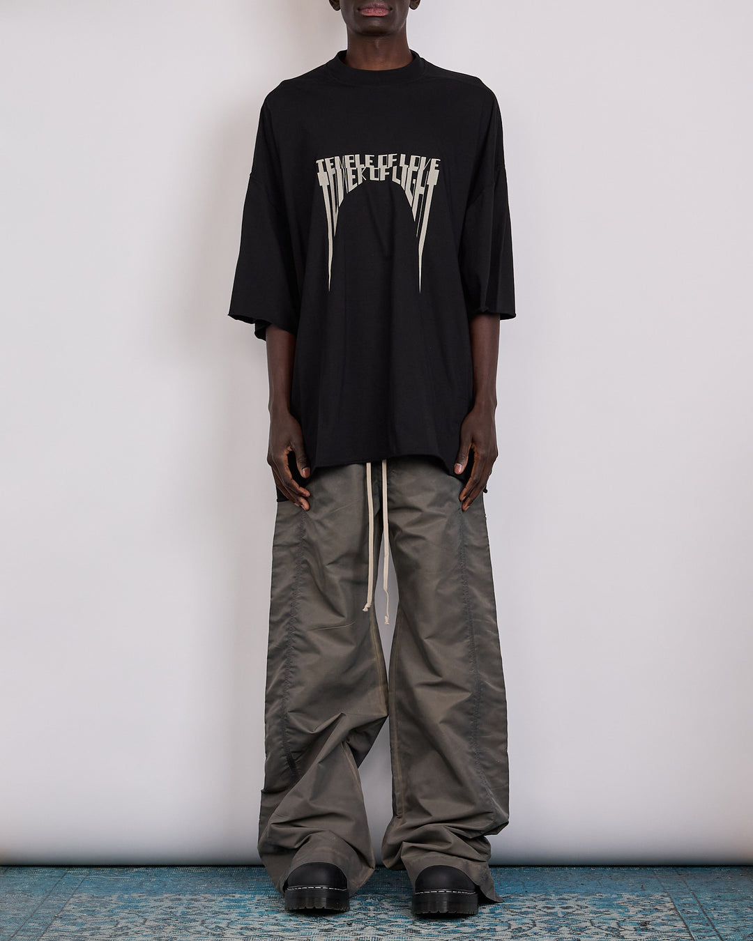 Rick Owens DRKSHDW Tommy T-Shirt Tower of Light Black Pearl