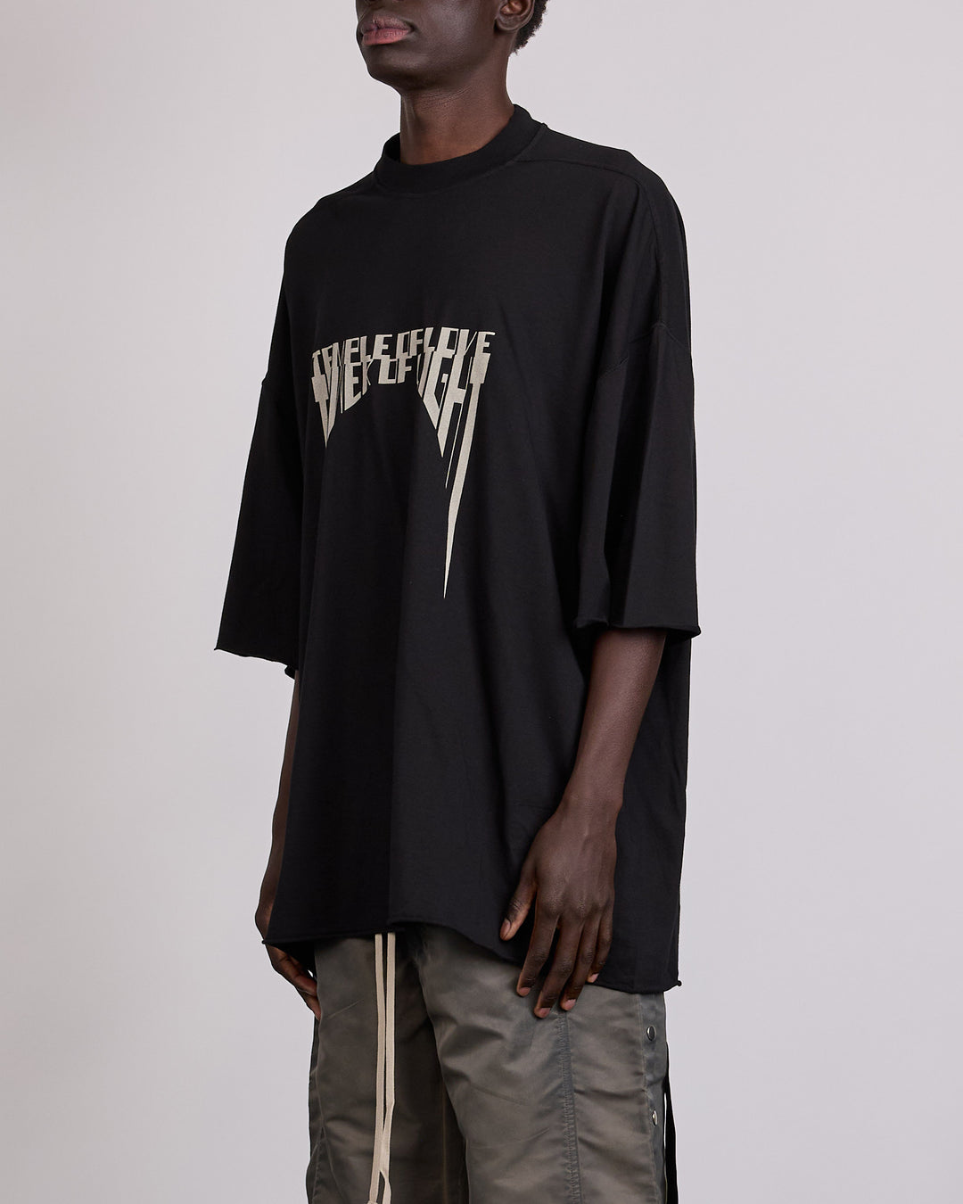 Rick Owens DRKSHDW Tommy T-Shirt Tower of Light Black Pearl