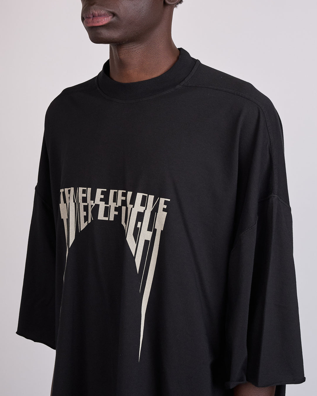 Rick Owens DRKSHDW Tommy T-Shirt Tower of Light Black Pearl