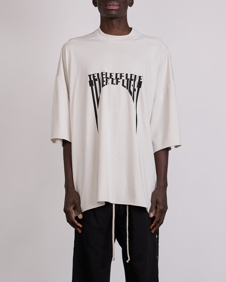 Rick Owens DRKSHDW Tommy T-Shirt Tower of Light Milk Wash Black