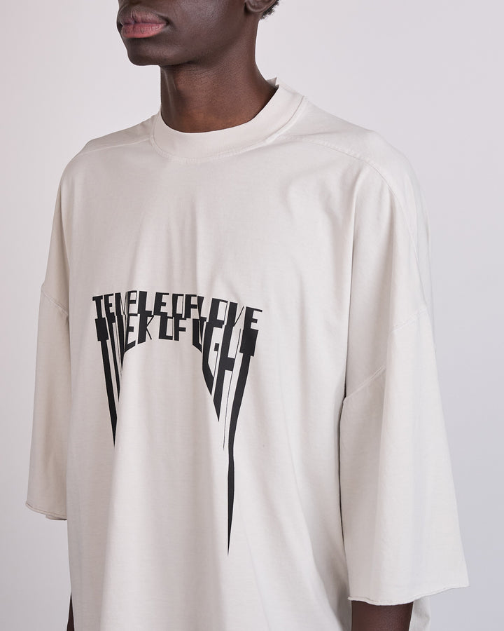 Rick Owens DRKSHDW Tommy T-Shirt Tower of Light Milk Wash Black