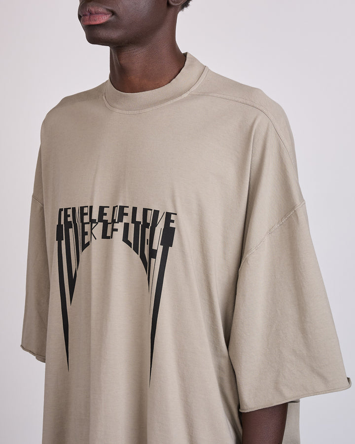 Rick Owens DRKSHDW Tommy T-Shirt Tower of Light Mineral Black