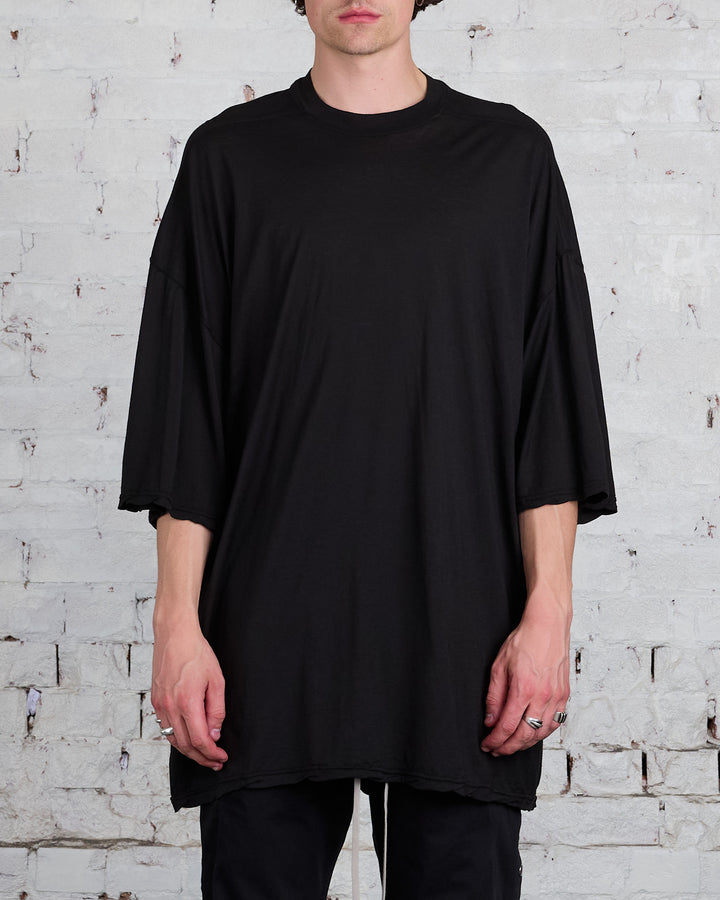 Rick Owens DRKSHDW Tommy T Gauzed Cotton Jersey Black