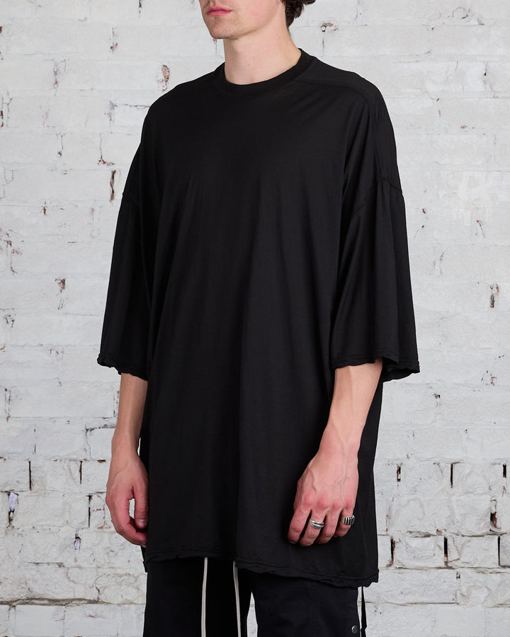 Rick Owens DRKSHDW Tommy T Gauzed Cotton Jersey Black