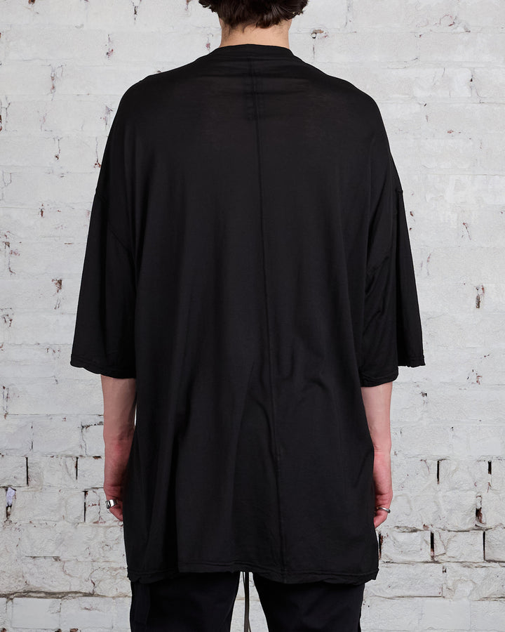 Rick Owens DRKSHDW Tommy T Gauzed Cotton Jersey Black