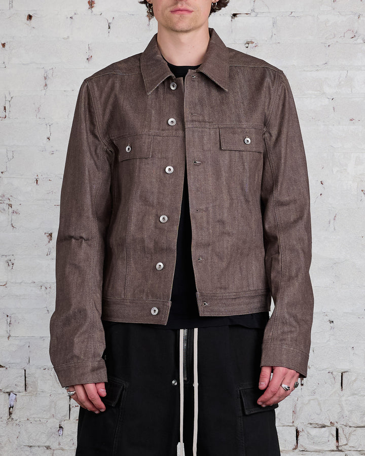 Rick Owens DRKSHDW Trucker Jacket 13oz Denim Dark Dust