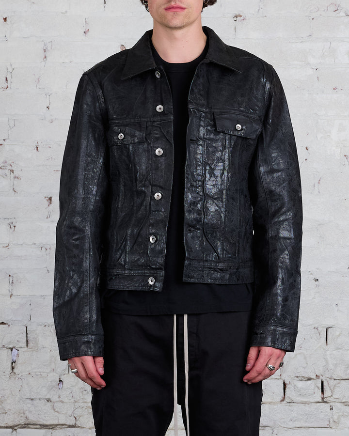 Rick Owens DRKSHDW Trucker Jacket Megacrust 13oz Denim