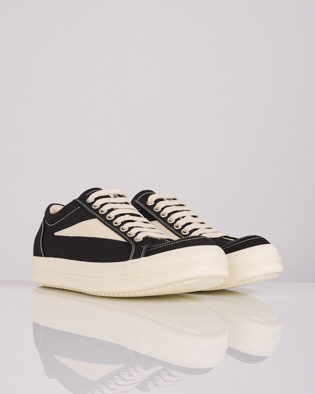 Rick Owens DRKSHDW Vintage Sneak Denim Black Milk
