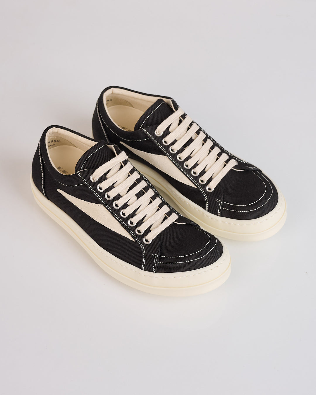 Rick Owens DRKSHDW Vintage Sneak Denim Black Milk