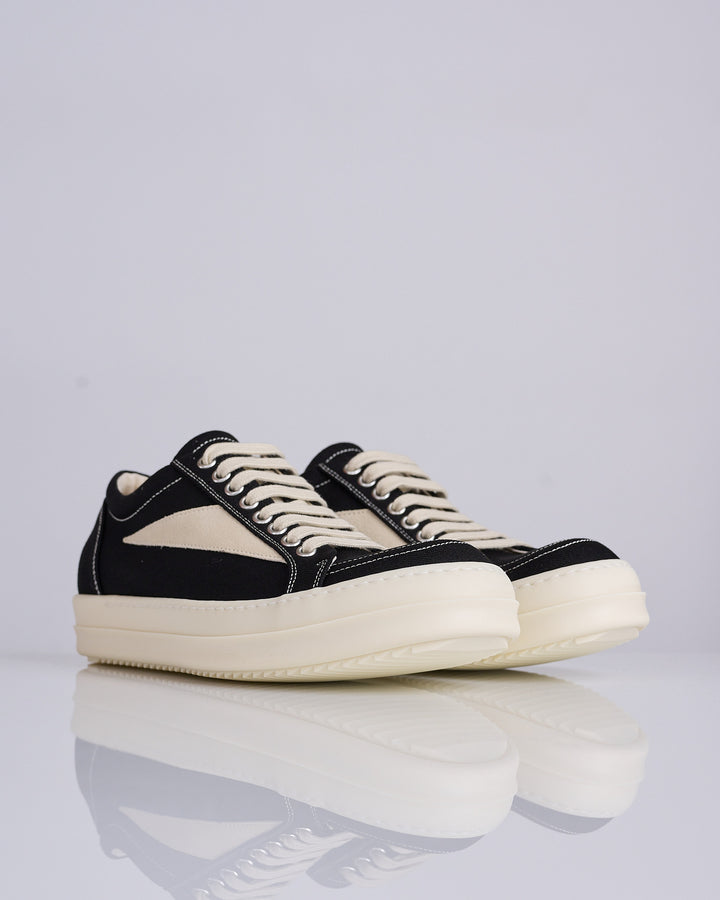 Rick Owens DRKSHDW Vintage Sneaker 13oz Overdye Denim Black Milk