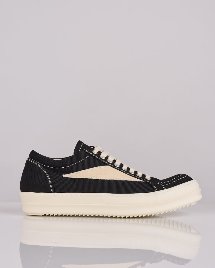 Rick Owens DRKSHDW Vintage Sneaker Denim Black/Milk