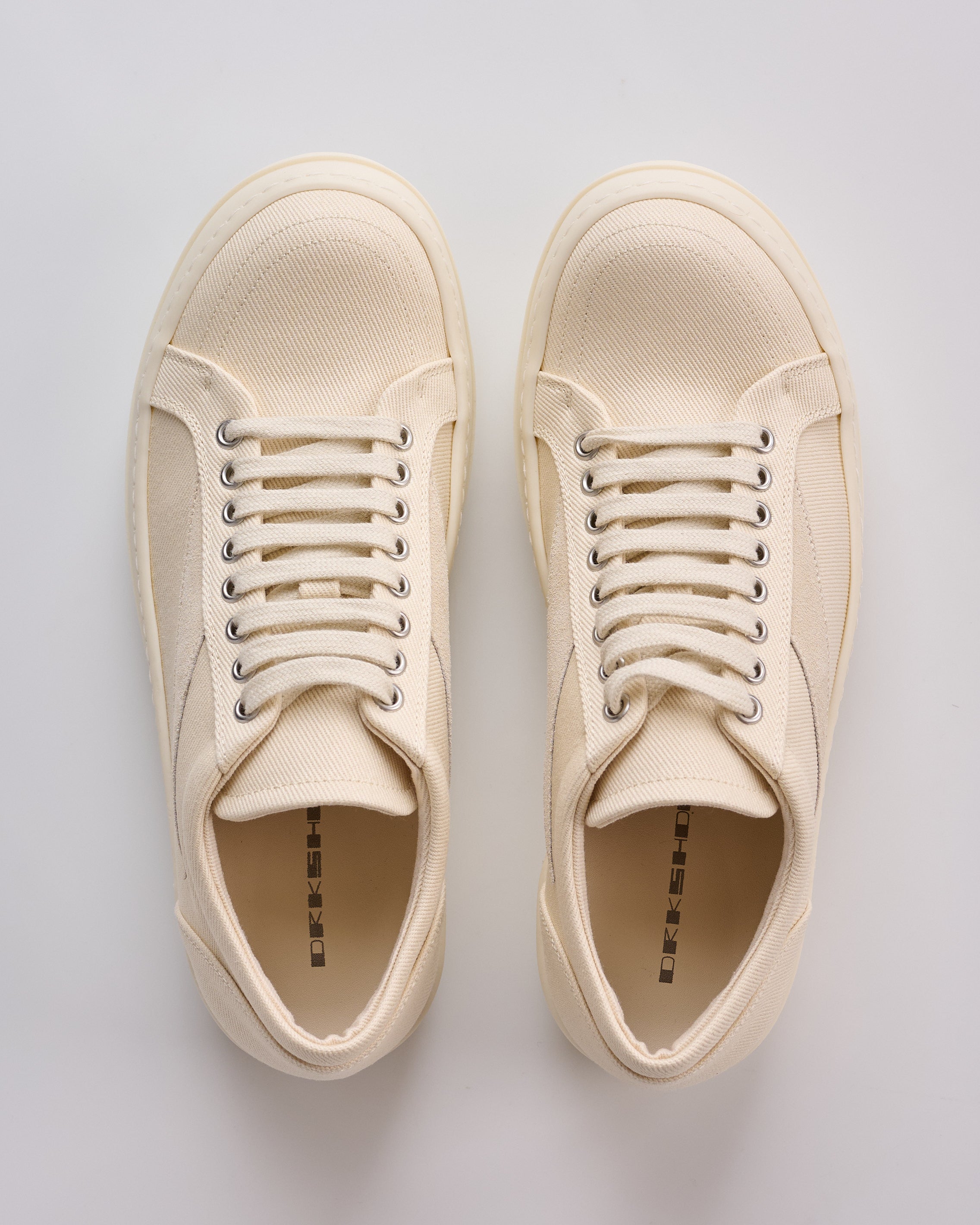 Rick Owens DRKSHDW Vintage Sneaker Denim Milk/Milk – LESS 17