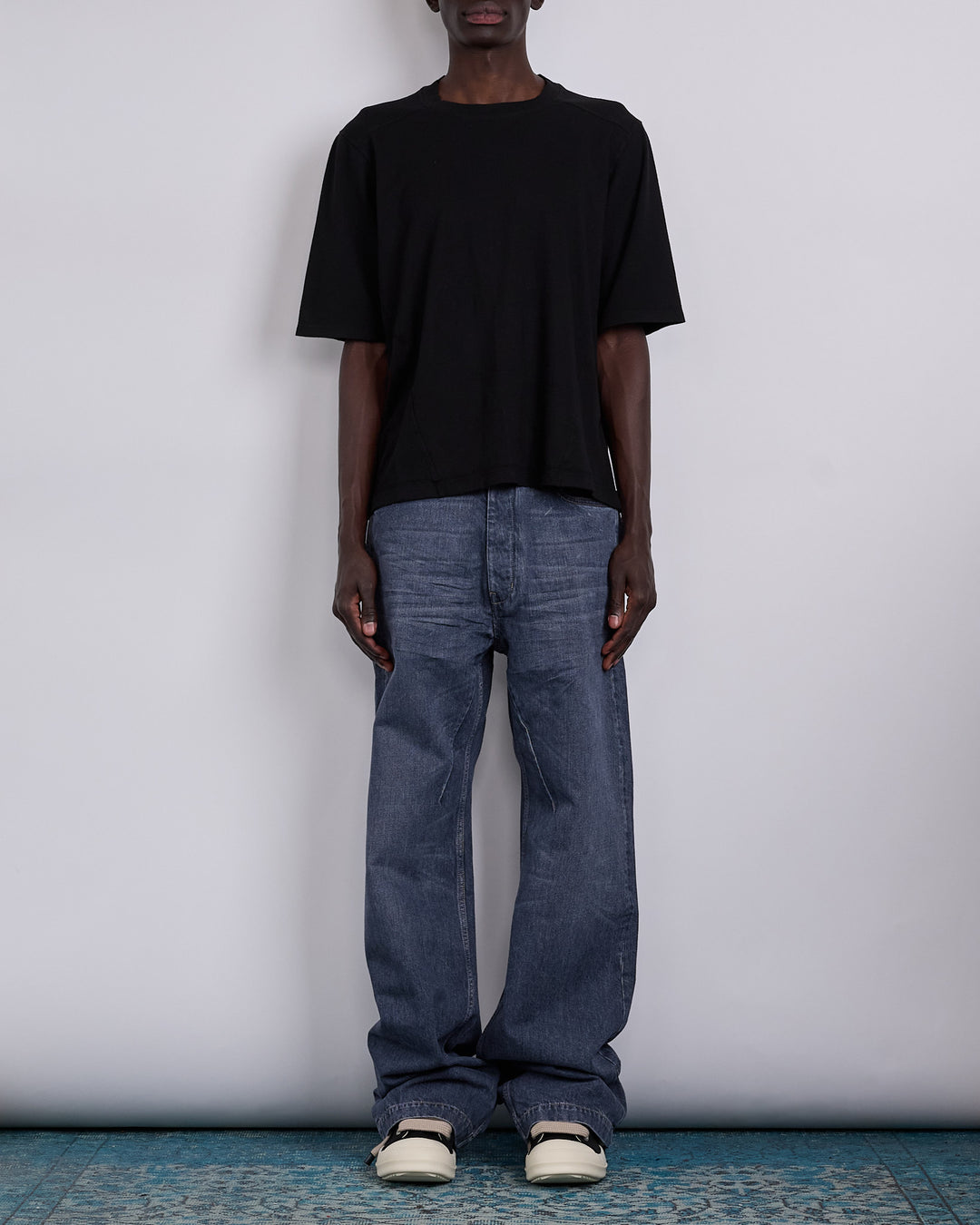 Rick Owens DRKSHDW Walrus Double Jersey T-Shirt Black