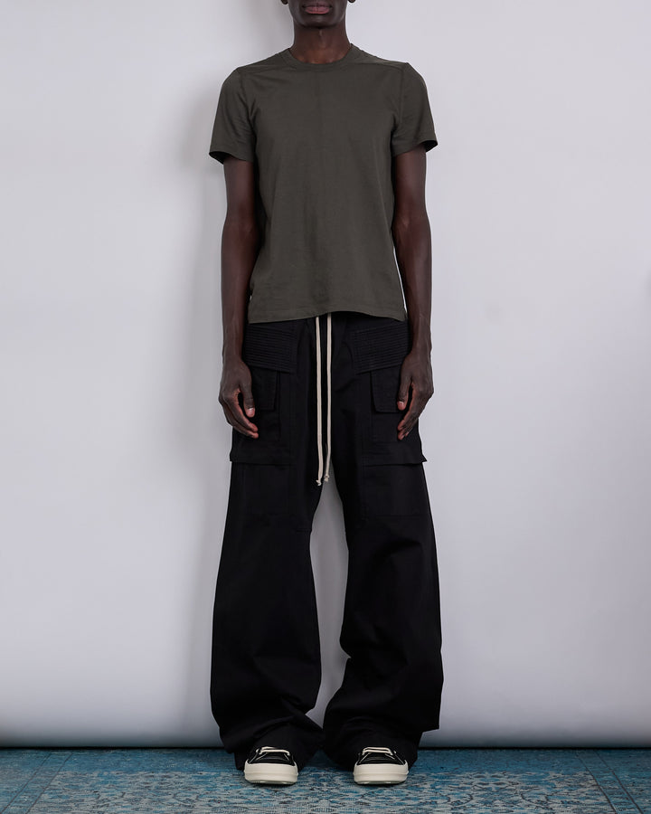 Rick Owens DRKSHDW Wide Creatch Cargo Pant Twill Black