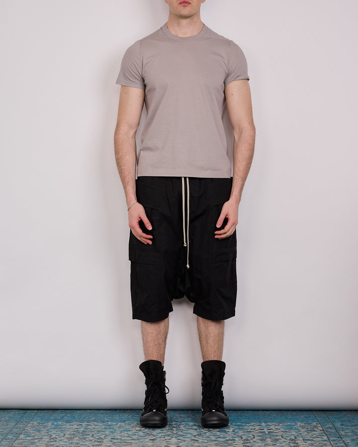 Rick Owens DRKSHDW Wide Creatch Cargo Pod Short Ripstop Black