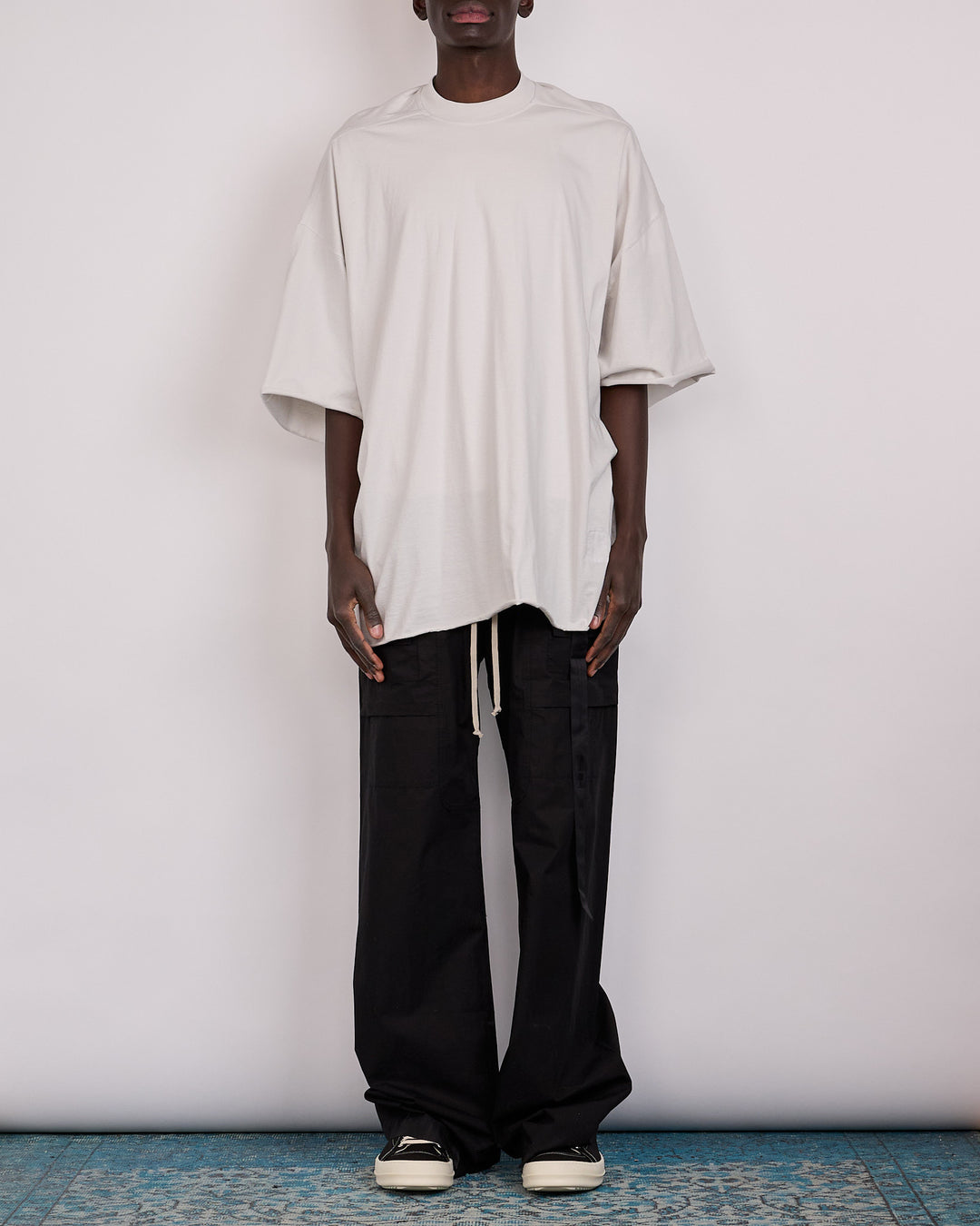 Rick Owens DRKSHDW Wide Creatch Pant Cotton Ripstop Black