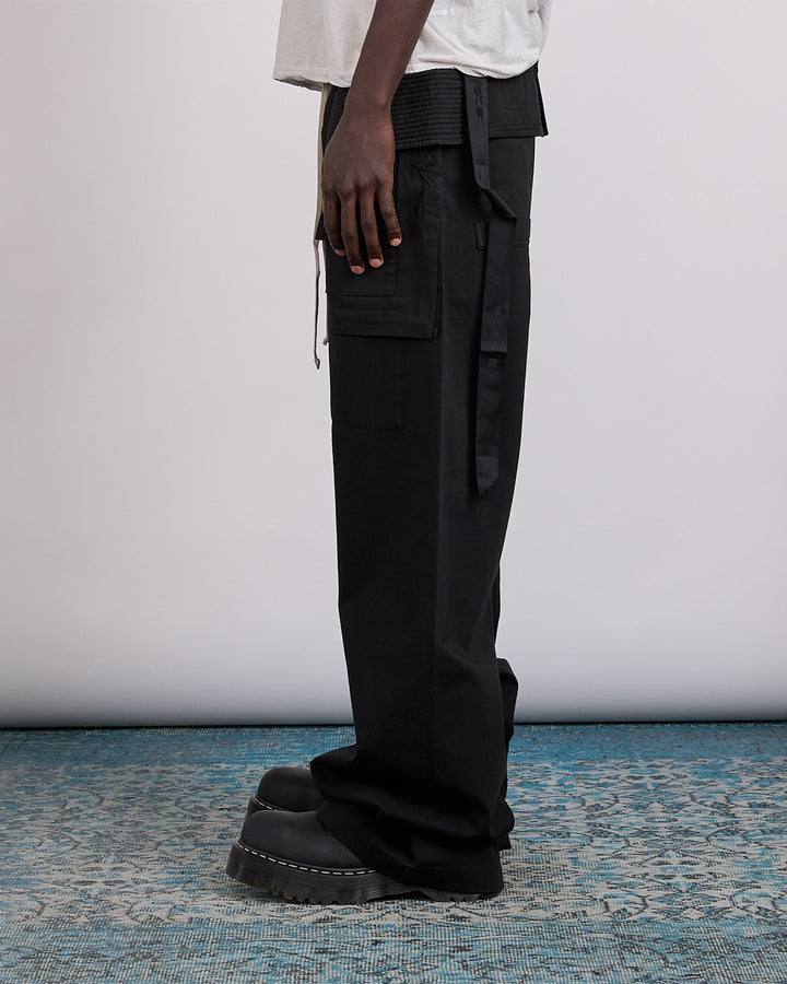 Rick Owens DRKSHDW Wide Creatch Pant Cotton Twill Black