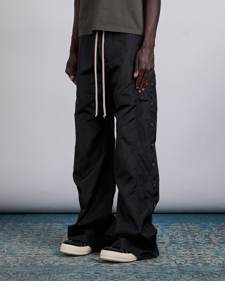 Rick Owens DRKSHDW Wide Pusher Nylon Canvas Pant Black