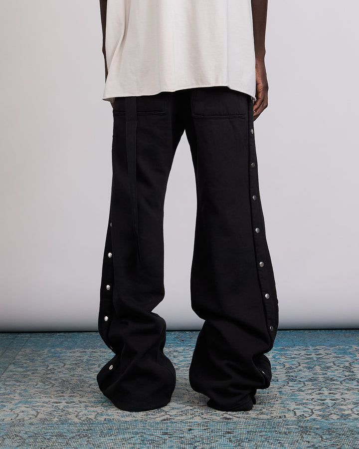 Rick Owens DRKSHDW Wide Pusher Pant Felpa Fleece Black