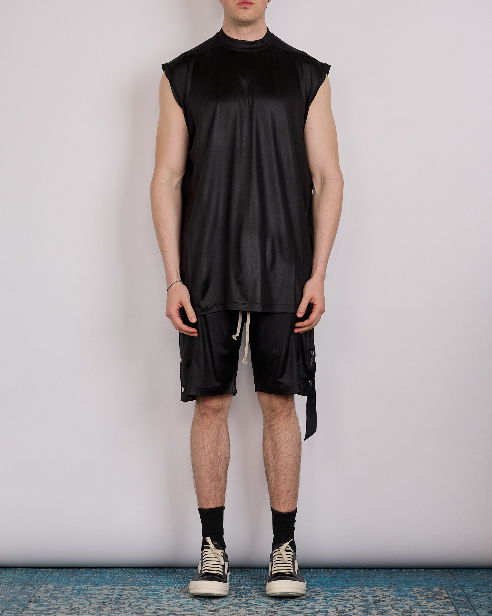 Rick Owens DRKSHDW Wide Pusher Short JL Black – LESS 17