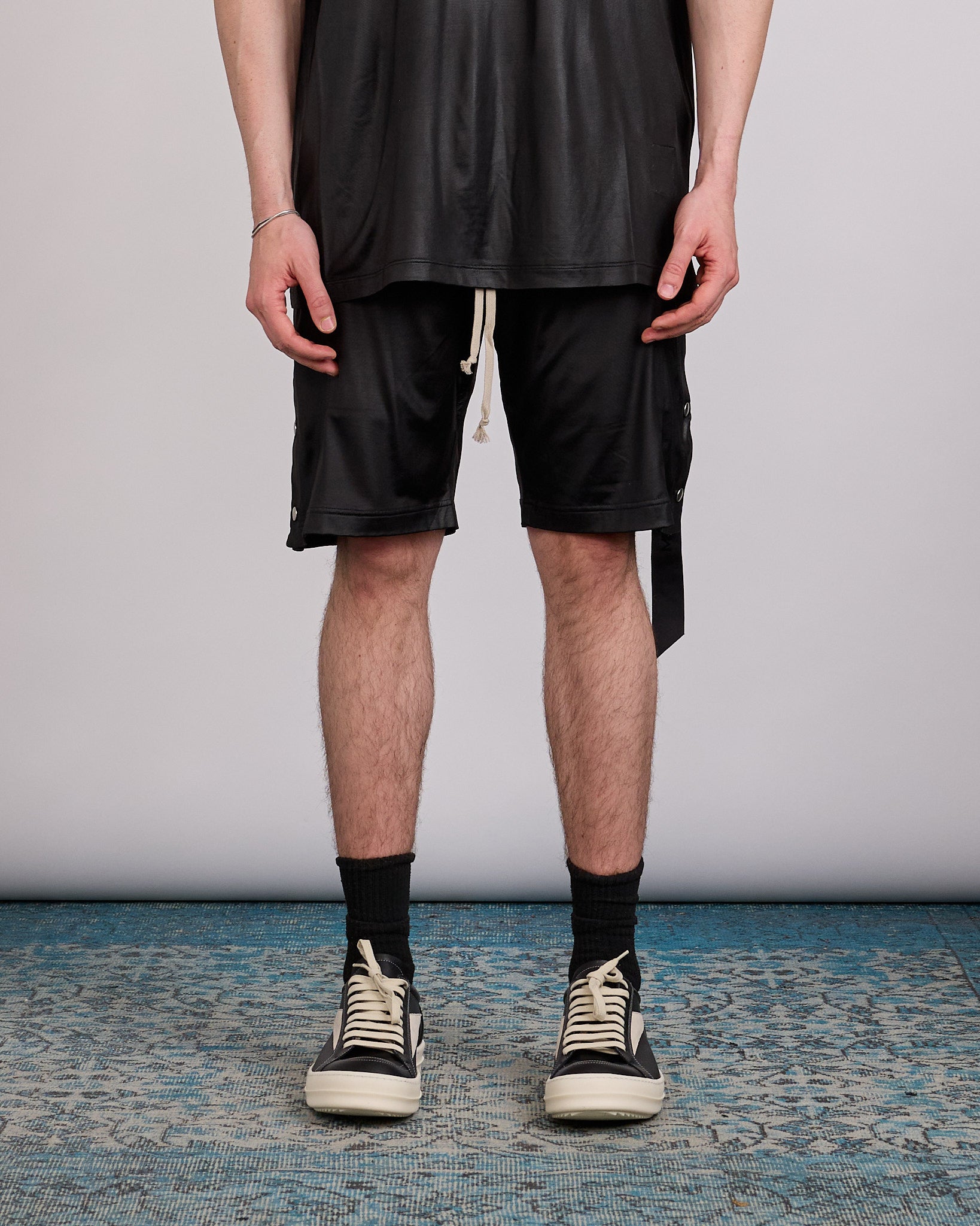 Rick Owens DRKSHDW Wide Pusher Short JL Black – LESS 17