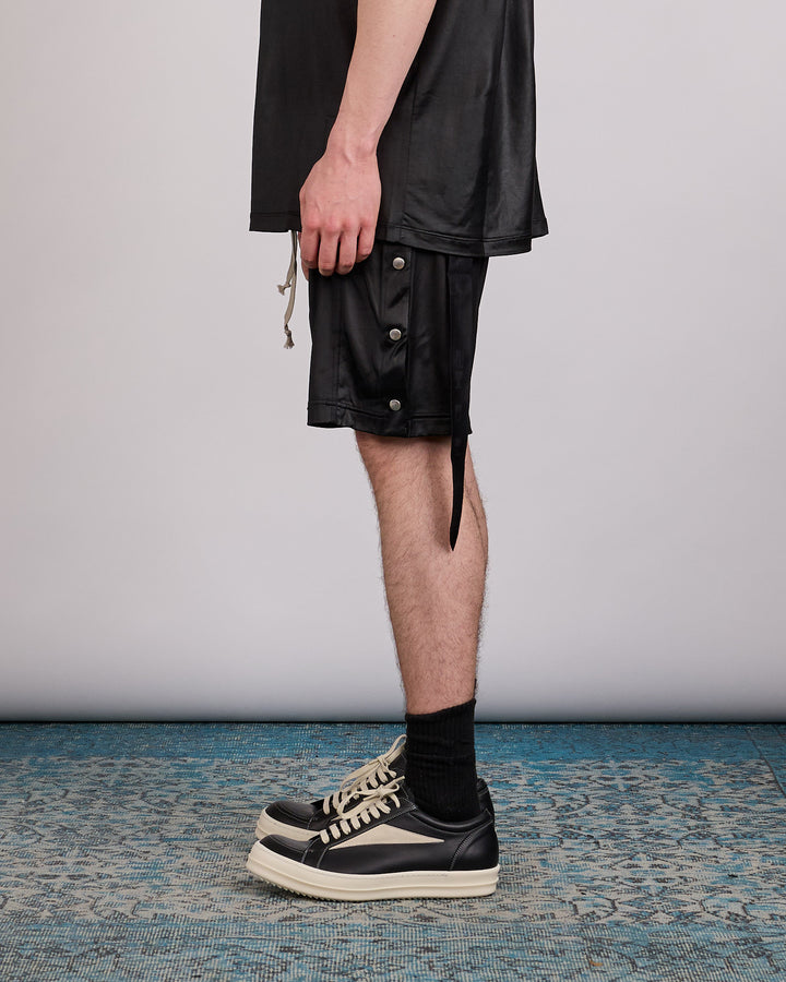 Rick Owens DRKSHDW Wide Pusher Short JL Black