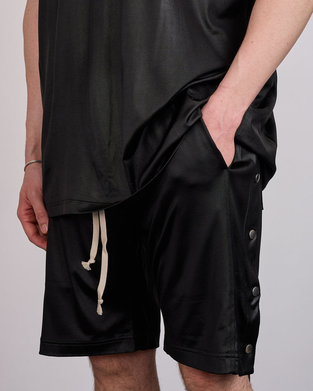 Rick Owens DRKSHDW Wide Pusher Short JL Black