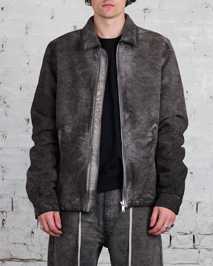 Rick Owens DRKSHDW Zipfront Jacket Cotton Moleskin Dust