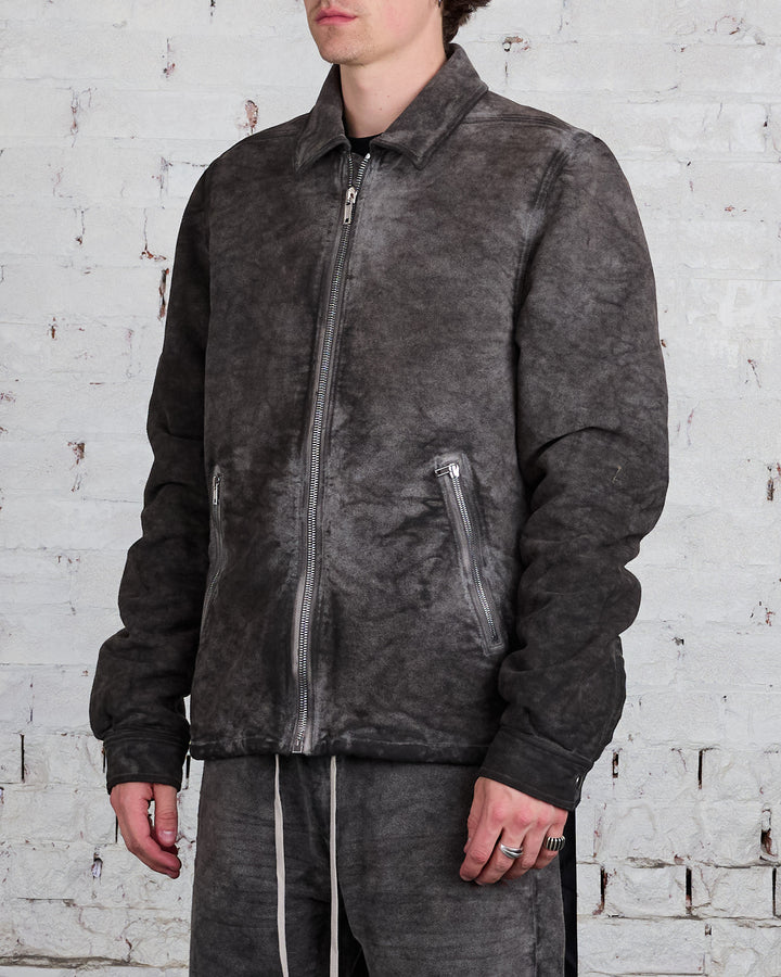 Rick Owens DRKSHDW Zipfront Jacket Cotton Moleskin Dust