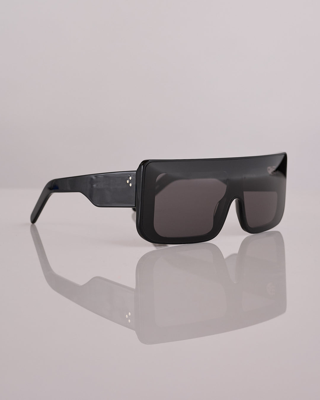 Rick Owens Documenta Temple Sunglass Black Black