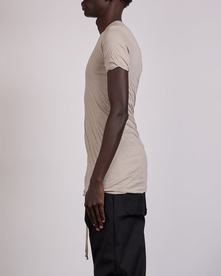 Rick Owens Double T-Shirt UC Unstable Cotton Pearl