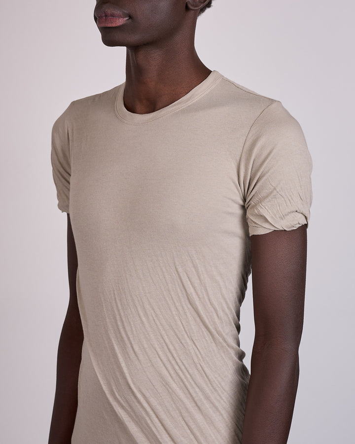 Rick Owens Double T-Shirt UC Unstable Cotton Pearl