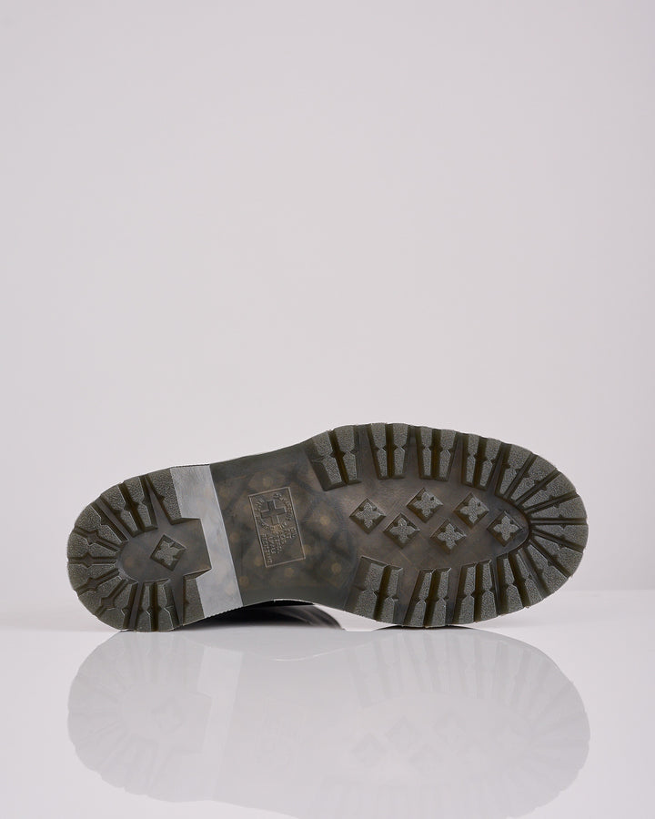 Rick Owens Dr Martens Quad Sole Pull On Steel Toe Boot Black