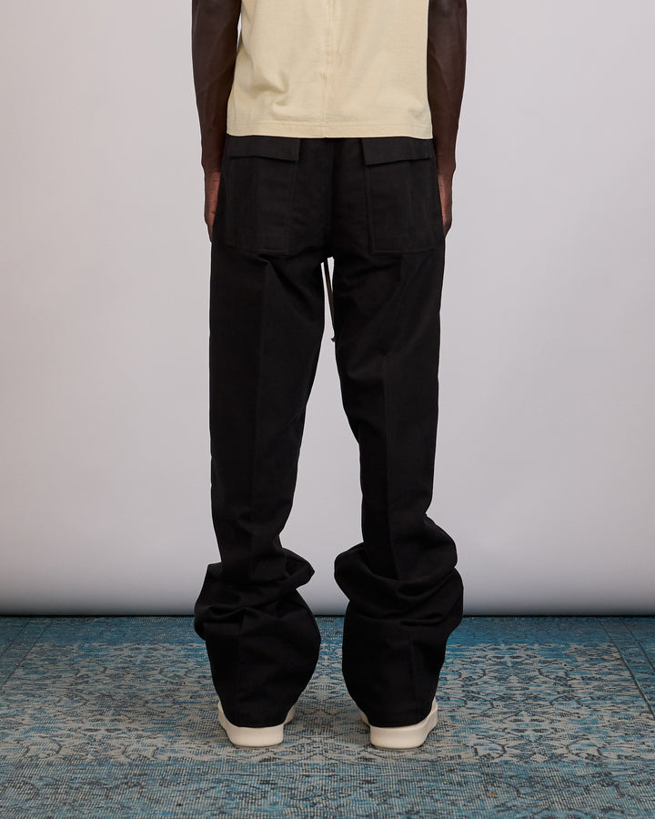 Rick Owens Drawstring Dietrich Pant Brushed Twill Black