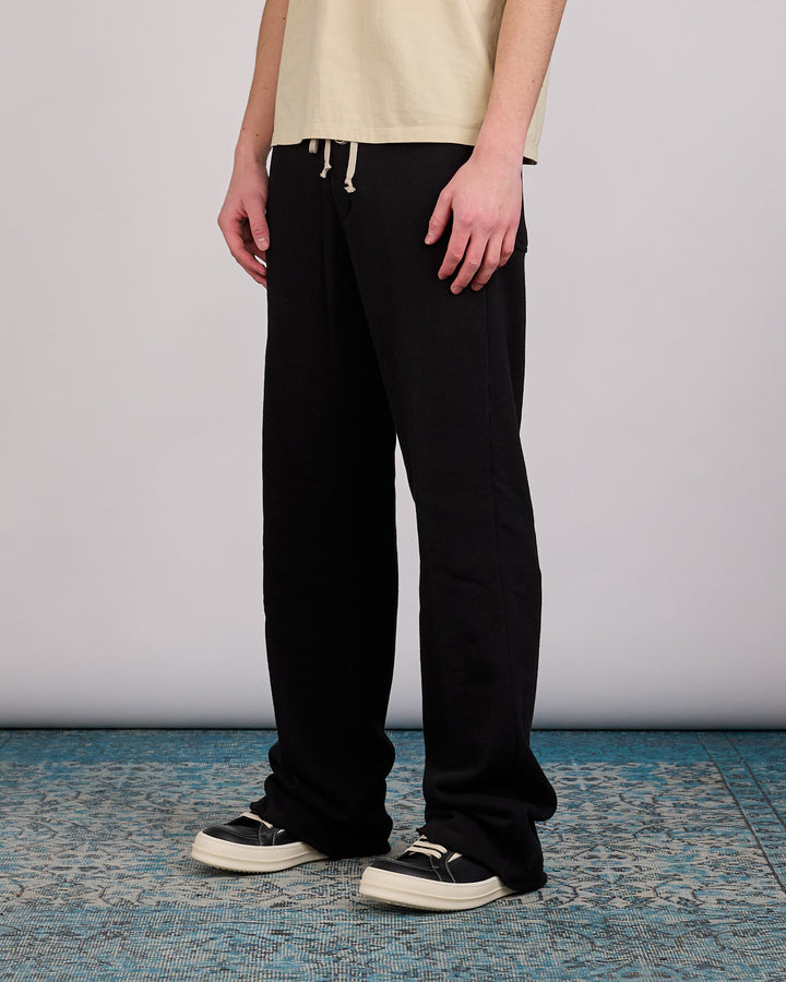 Rick Owens Drawstring Dietrich Pant Nep Terry Jersey Black