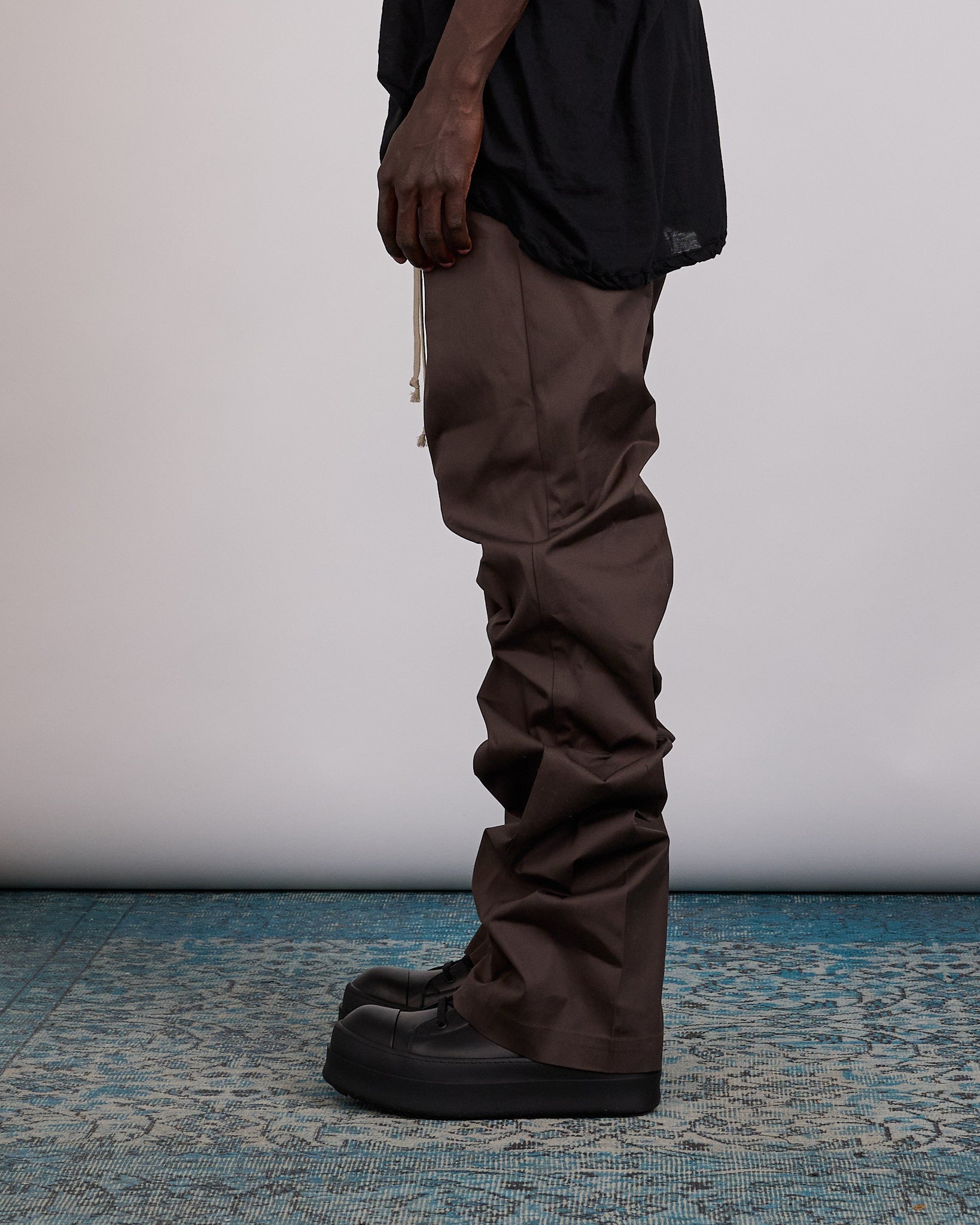 Rick Owens Drawstring Dietrich Pant TE Dark Dust – LESS 17