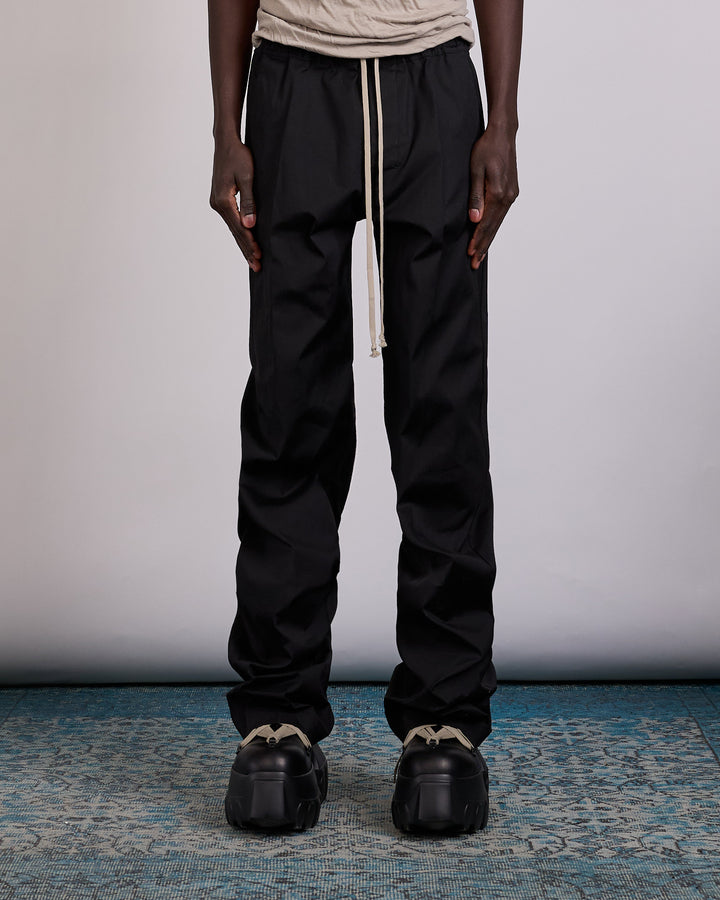 Rick Owens Drawstring Dietrich Pant TE Stretch Poplin Black